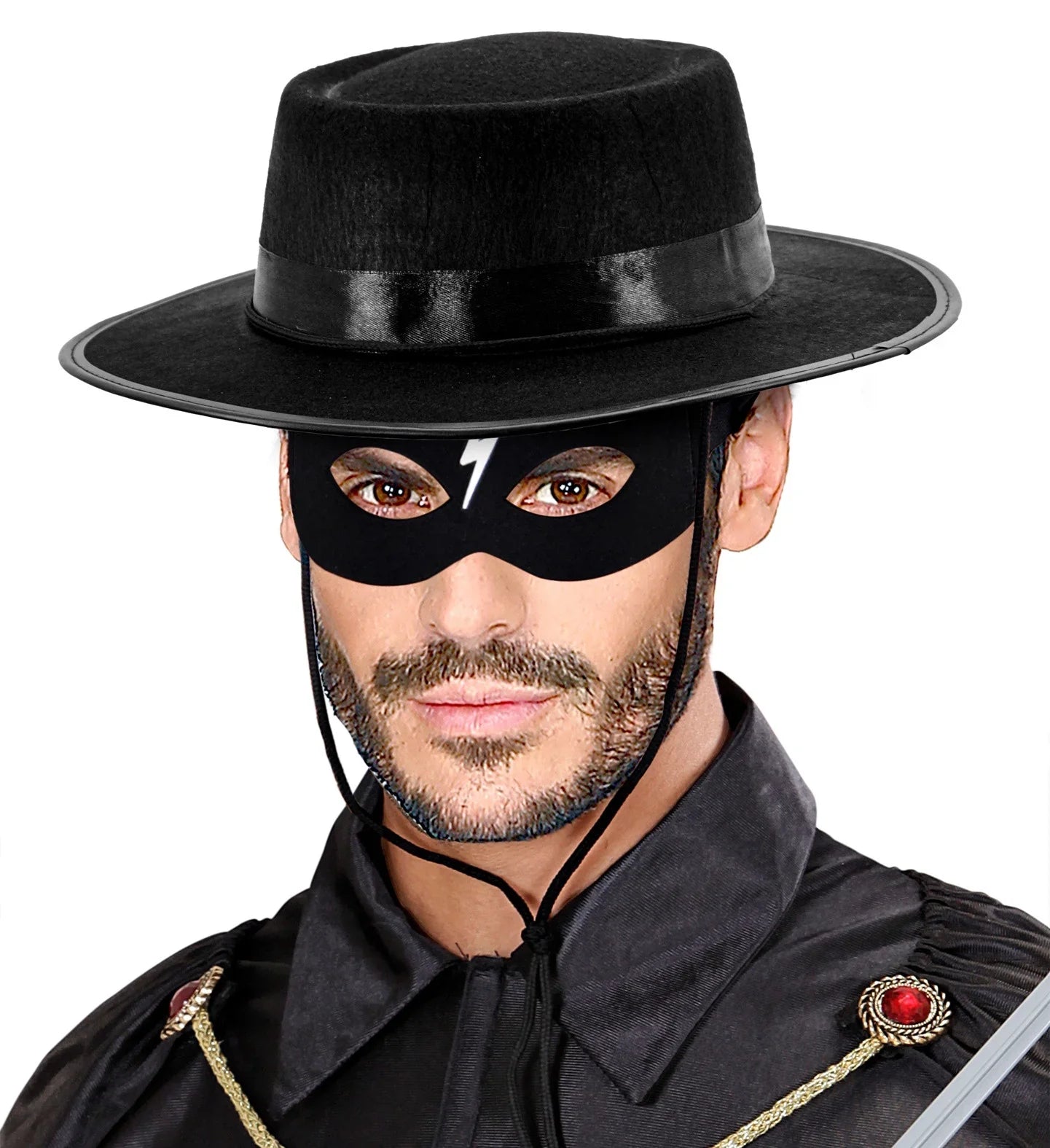 Sombrero Cordobés Negro para Adulto Complementos Sevillanas, Cordobeses y Toreros Widmann